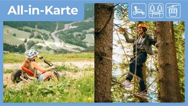 Image for: All-in-Karte Waldseilgarten+1 Bergfahrt+Cart